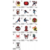 Collection 16 SpiderMan Embroidery Designs 02